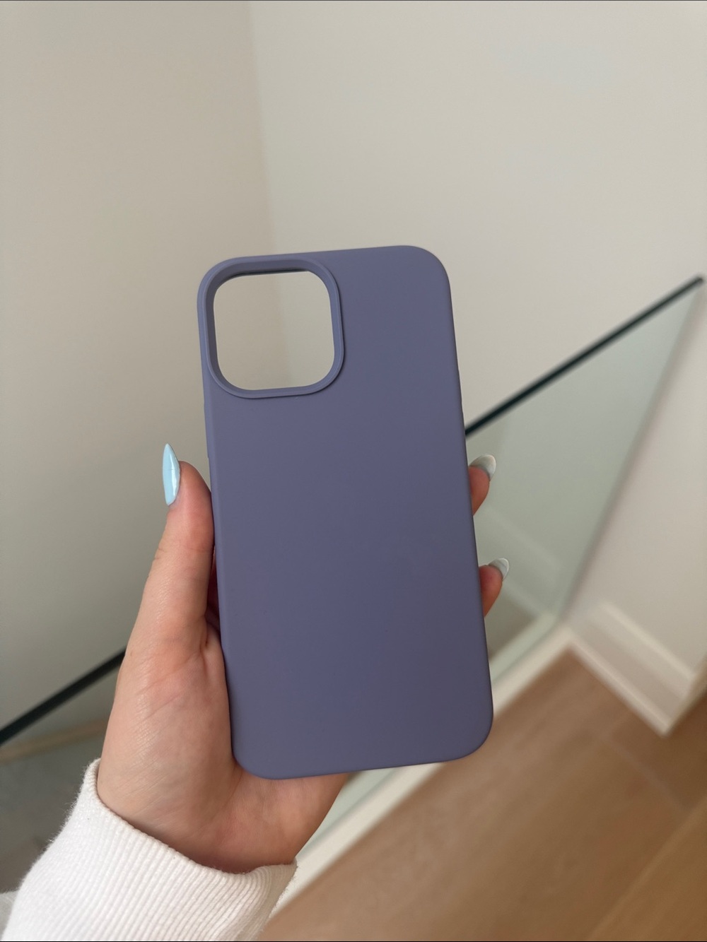 Stone Purple Silicone Protective Phone Case